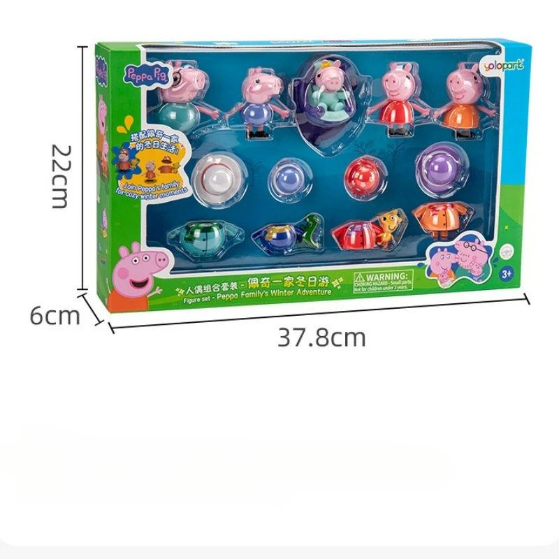 

Peggy Doll Family of Five Play House Dolls Full Set of Fun Ornaments Small Birthday Gift Model Toys.