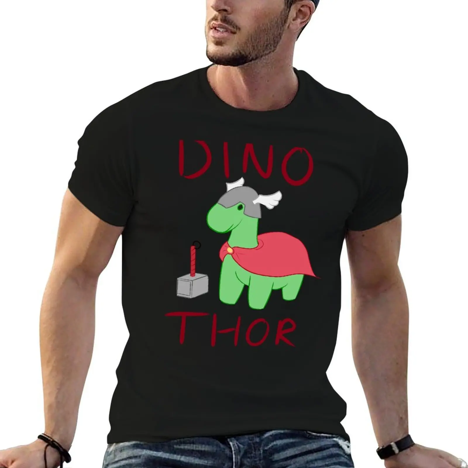Dino - Thor T-Shirt Soft Durable Cotton T-Shirt