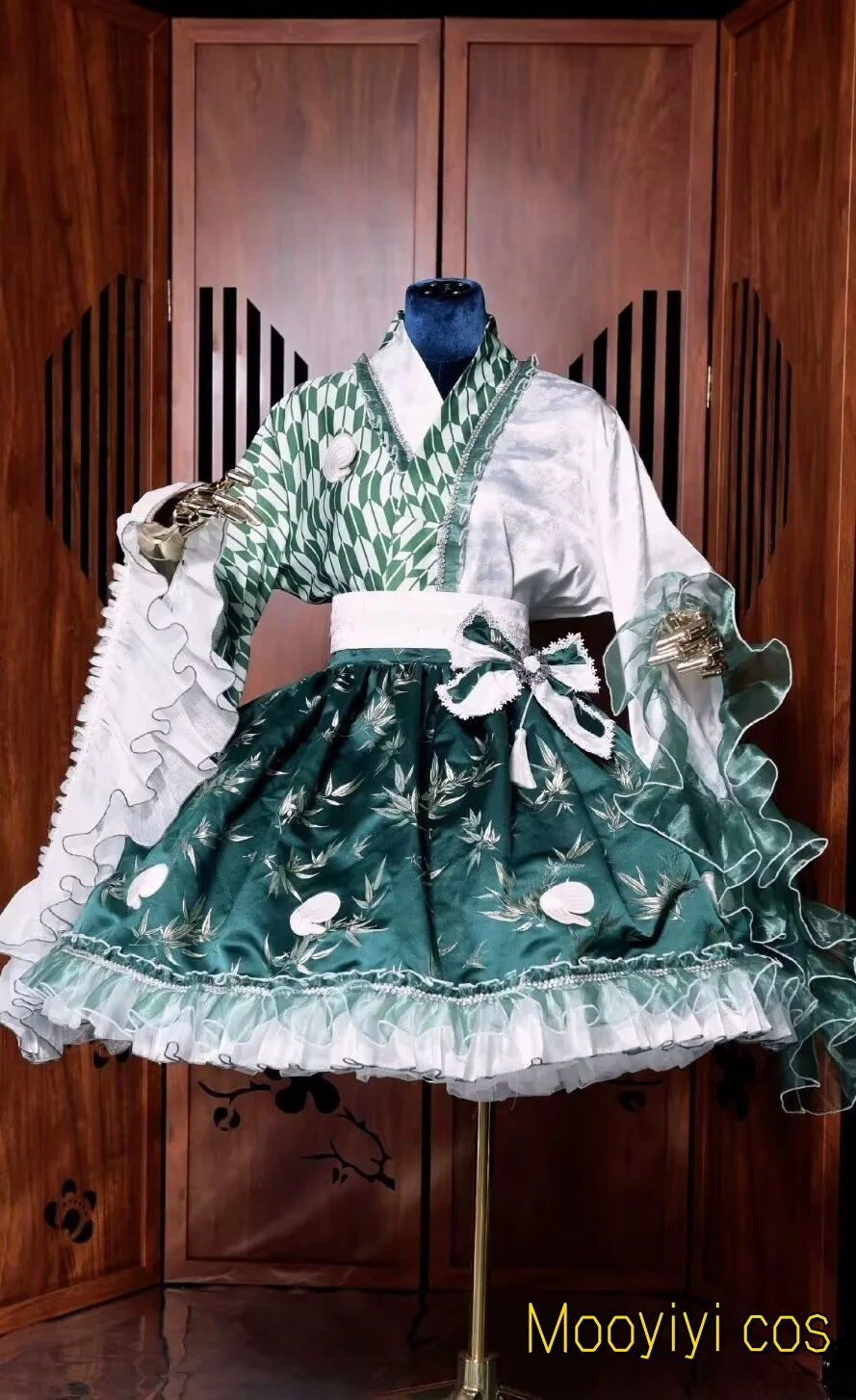 Disfraz de Mooyiyi Konpaku Youmu, disfraz de Halloween, Navidad, fiesta de juegos de rol, vestido cómico, nuevo proyecto Touhou personalizado