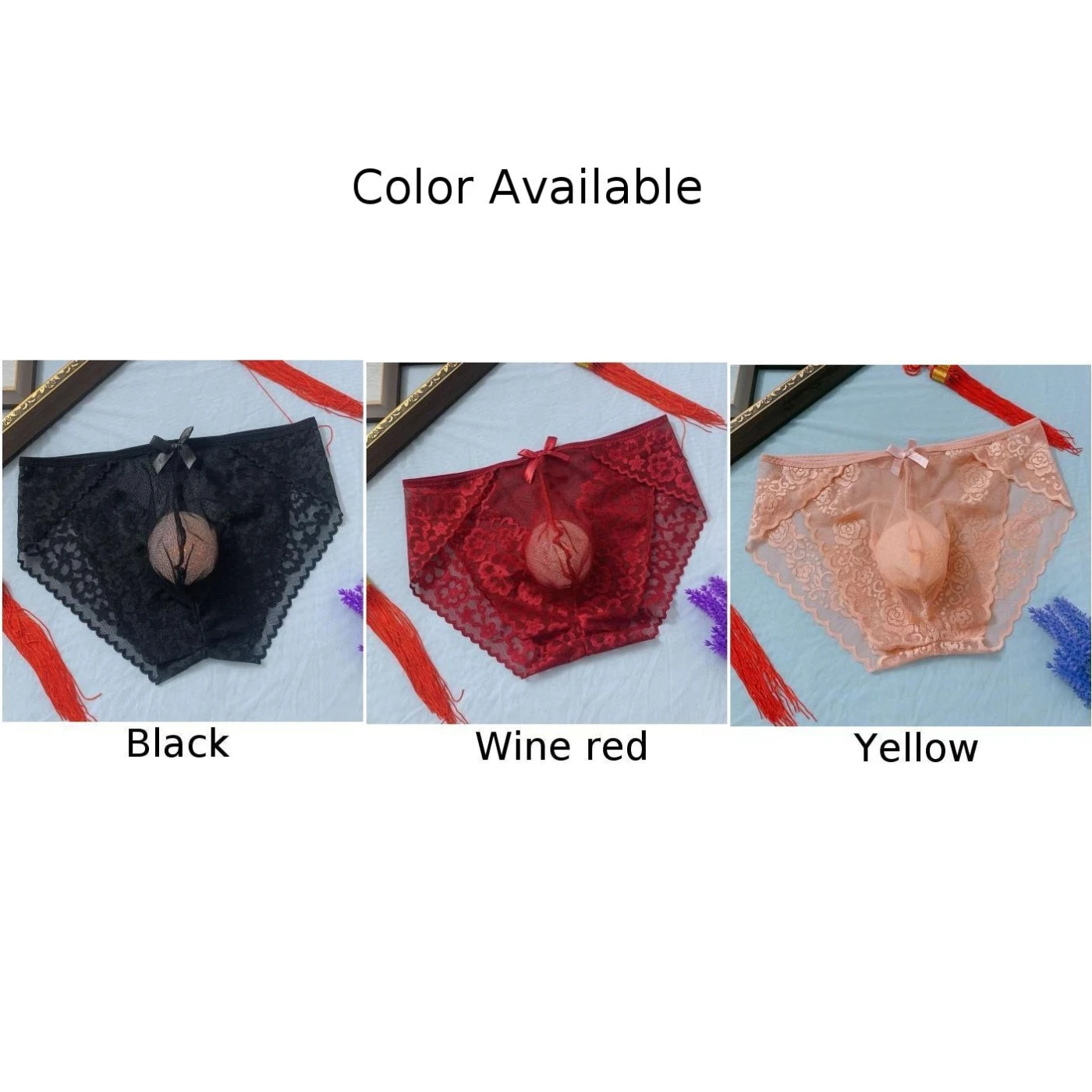 أزياء عالية الجودة رائجة البيع ملابس داخلية مريحة للرجال ملابس داخلية ناعمة قصيرة أصفر أسود بورجوندي كلاسيكي