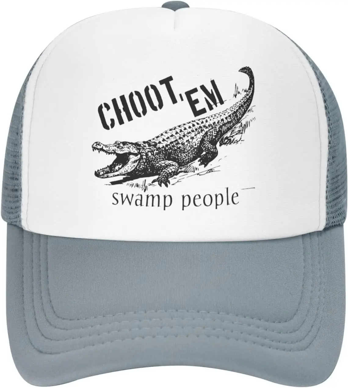 Swamp People Mesh Hat Baseball Cap Dad Hat Classic Adjustable Denim Hat Trucker Dad Cap Outdoor Sport Hats Mens Womens