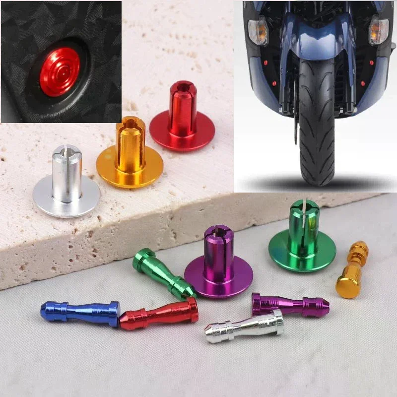 6pcs Fit For XMAX300 XMAX250 XMAX 125 300 250 400 Aluminum Fairing Bolt Screw Frame Hole Cover Cap Motorcycle Accessories