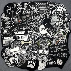 50pcs/lot Punk Patches on Clothes Embroidered Patches Appliques for Clothing DIY Ironing Sewing Jacket Jeans Stickers