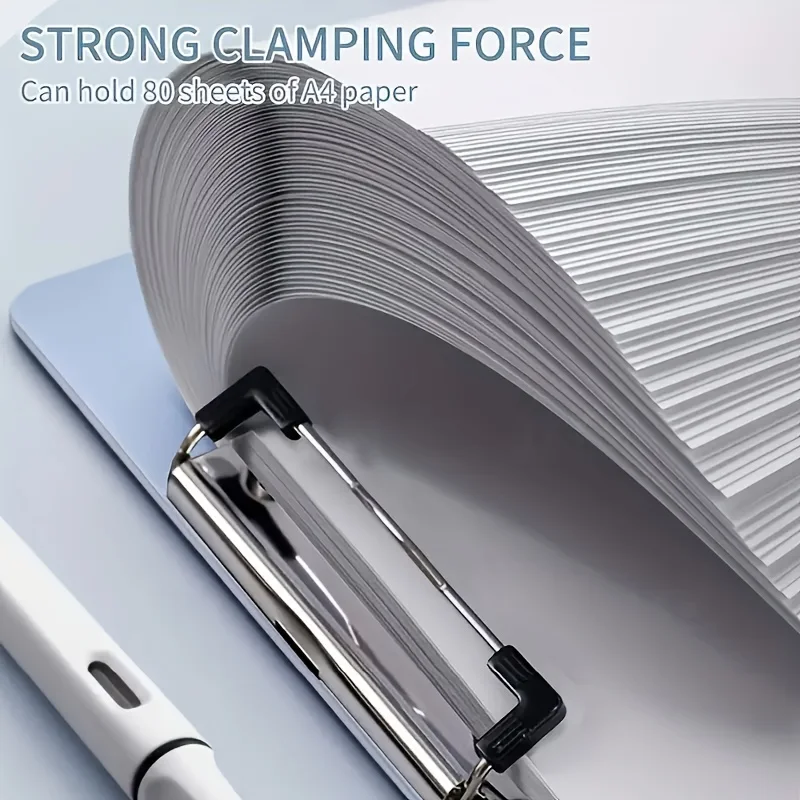 1/4 قطعة Morandi اللون الحافظة A4 مجلس كليب الوسادة PP شقة مجلس كليب لوحة الرسم الكتابة الصلب مجلس العمل مكتب اجتماع سجل #6