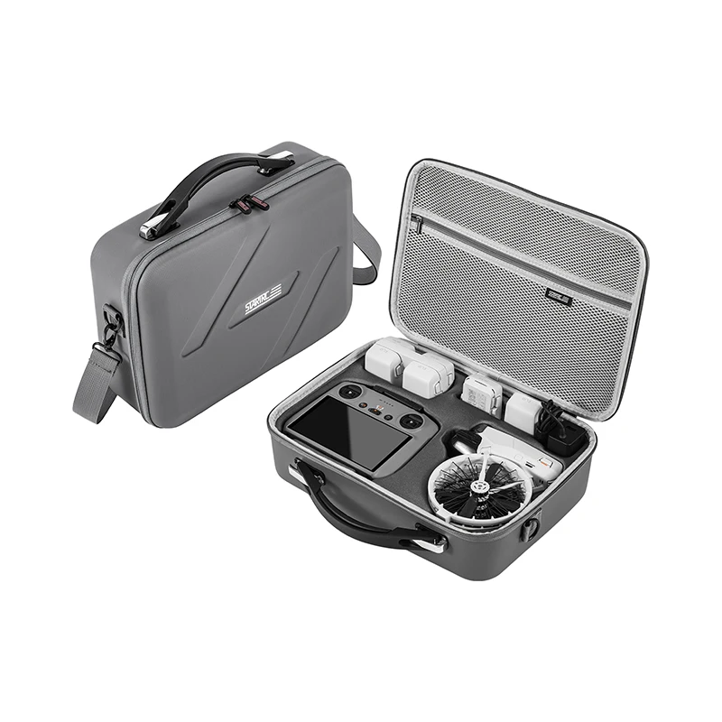 Carrying Case For DJI Flip Fly More Combo Drone Accessories Portable Storage Bag PU Shoulder Travel Handbag Box For DJI RC 2 N3