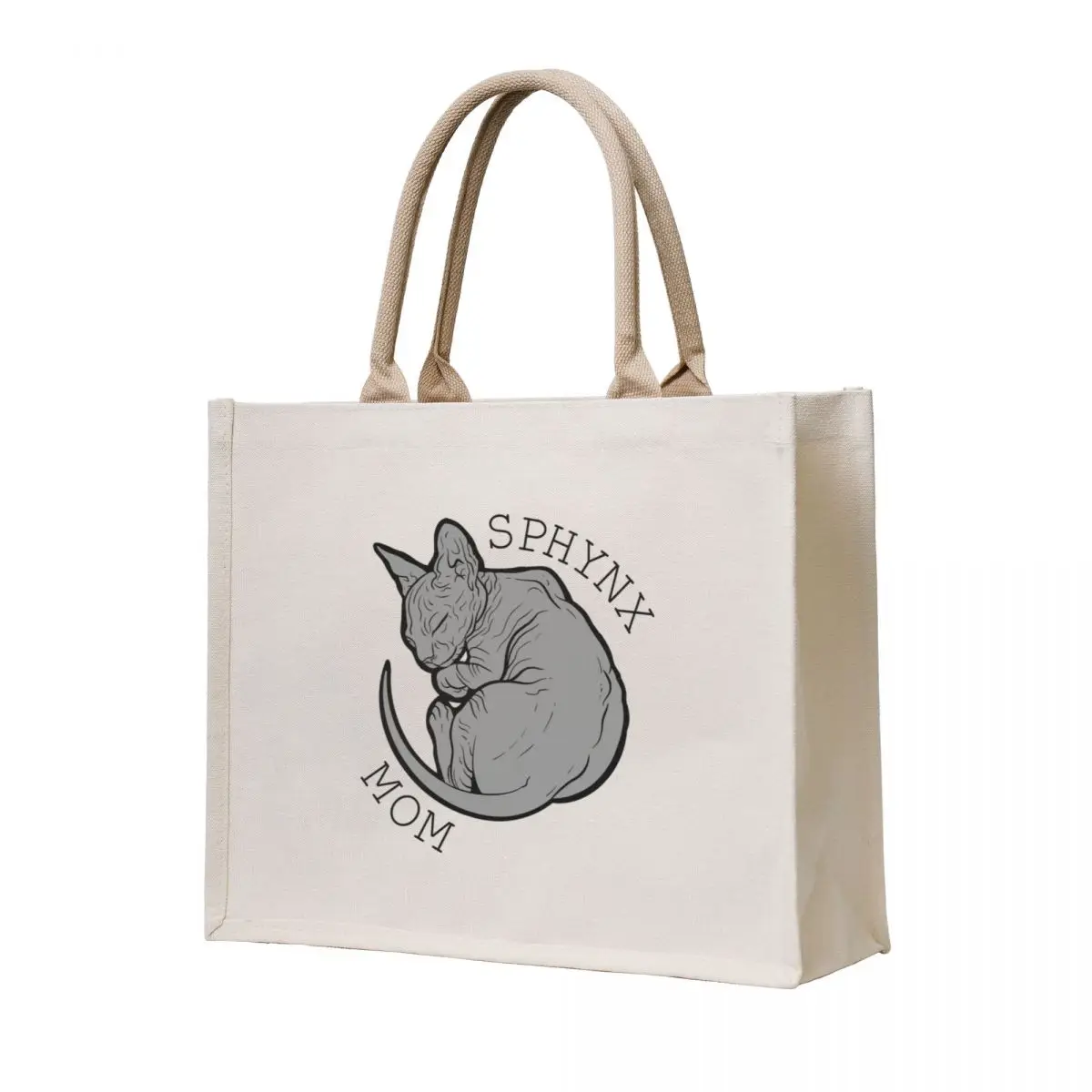 

sphynx mom Tote Bag eco bag folding custom bags Gift bags personalized tote