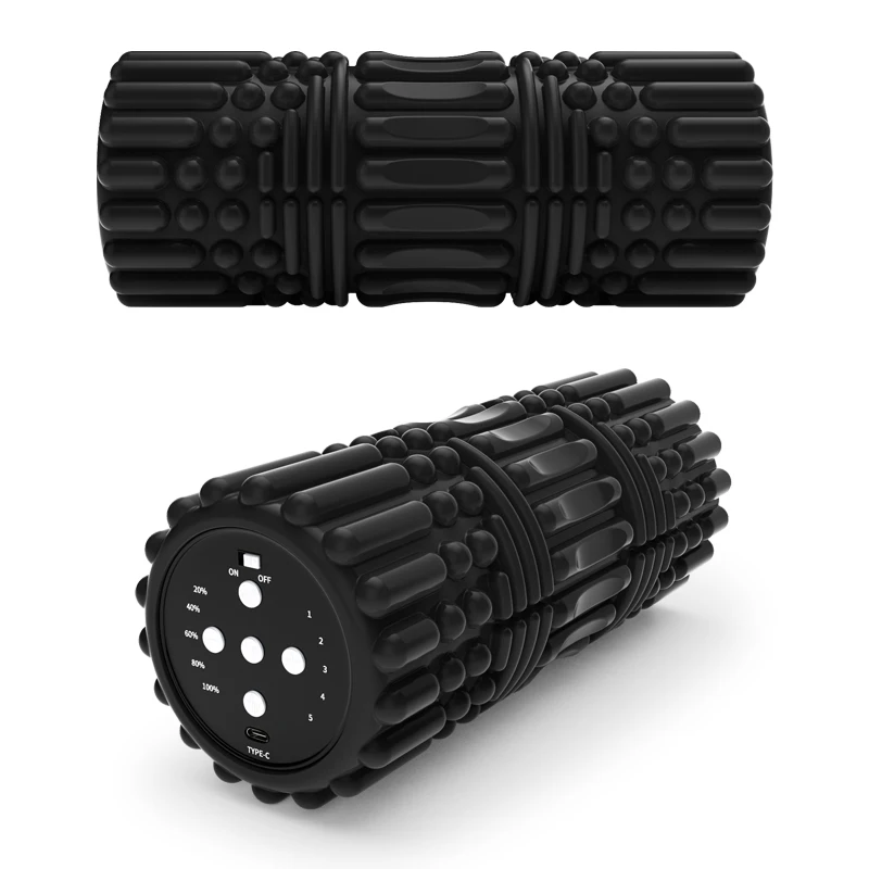 High intensity vibrating foam roller for physical therapy