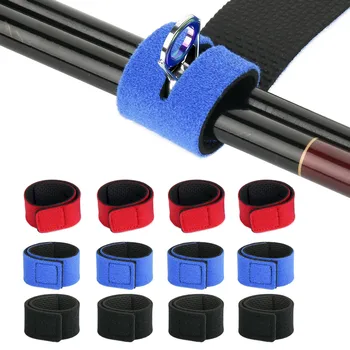 12/6/2Pcs ผู้ถือ Rod ตกปลา POLE เข็มขัด Fastener Suspenders สายยืดหยุ่นสายตกปลา Rod เก็บเครื่องมือ Tackle กล่องอุปกรณ์เสริม ﻿