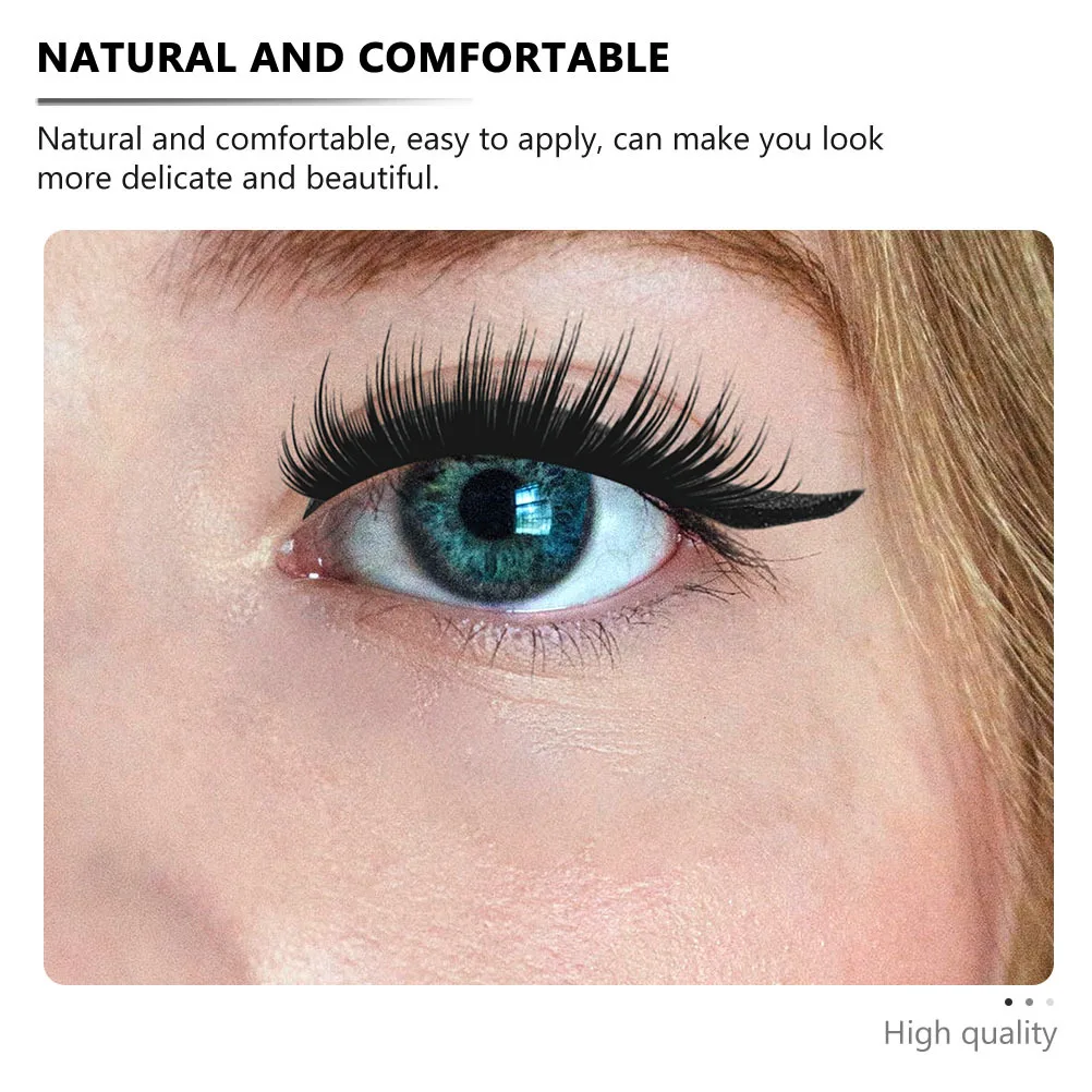 

2pcs Makeup Sticker Glitter Waterproof Reusable Easy Apply Eye Line Strips For All Eye Shapes Beauty Makeup Supplies