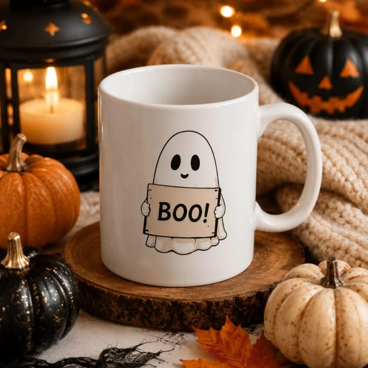 11oz Single Halloween Ghost Collection - Cute Ghosts for Cricut, Silhouette, Printing and Cutting