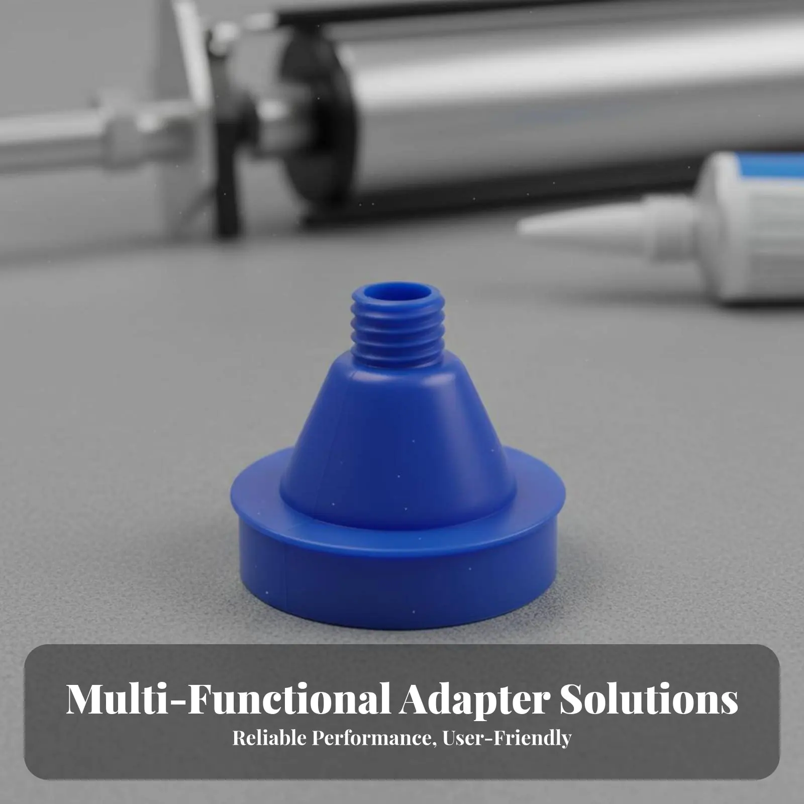 

Air-Powered Glue Adapter Universal Threaded Base Soft Glue Conversion Head Caulking Tip Good Close Ing Performance