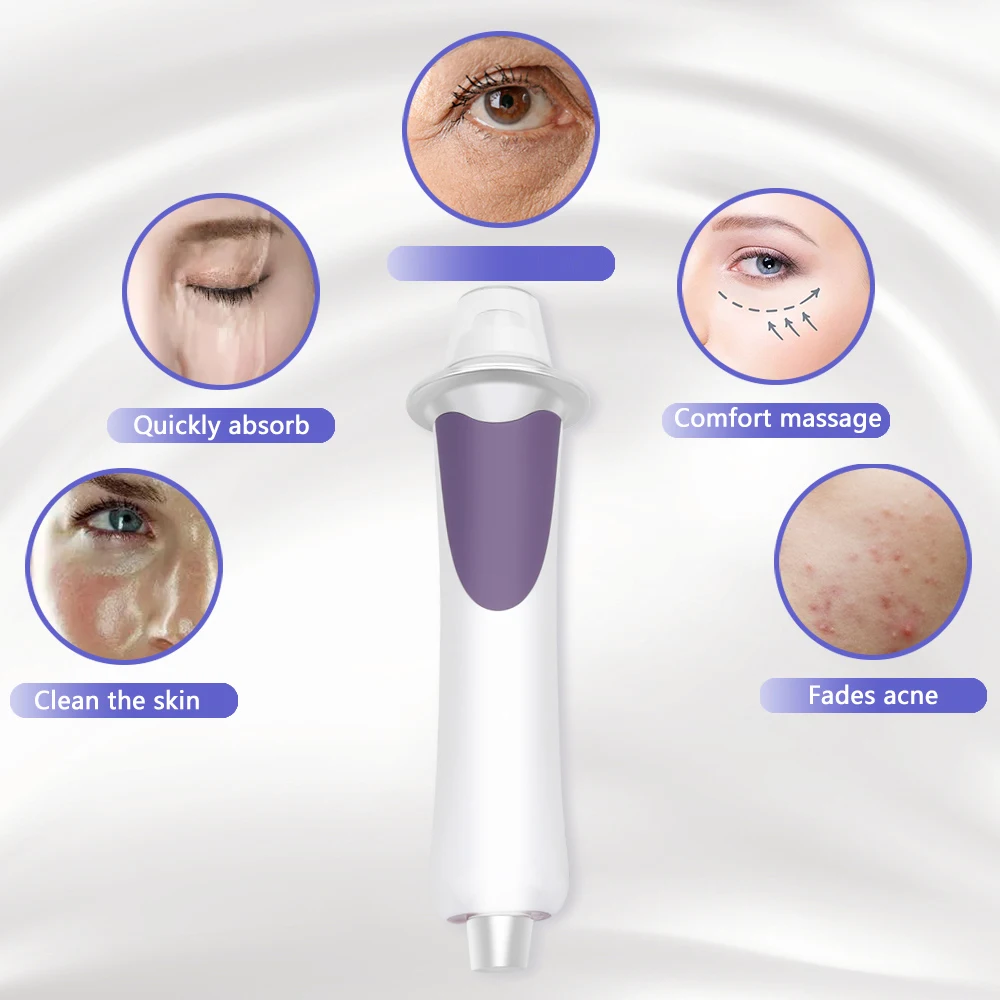 EMS Mesotherapy Microcurrent Face Beauty Pen Skin Tightening Face Lifting Device Anti Wrinkle LED Photon Skincare Tools