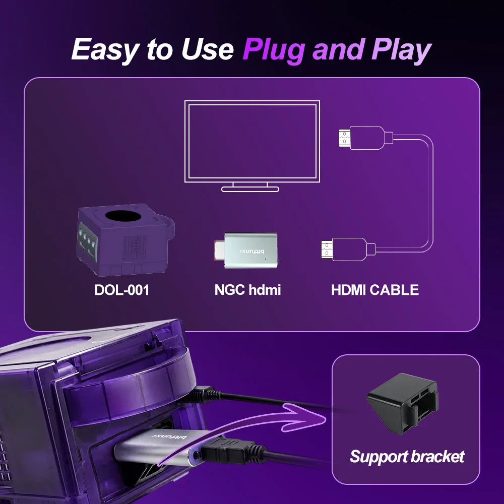 High definition metal converter, remote control, color difference to HDMI high definition output