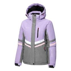 Parkas cálidas de Invierno para mujer y niña, chaqueta de esquí acuático al aire libre, abrigo de nieve, trajes casuales, sombrero impermeable, Parka de forro polar grueso