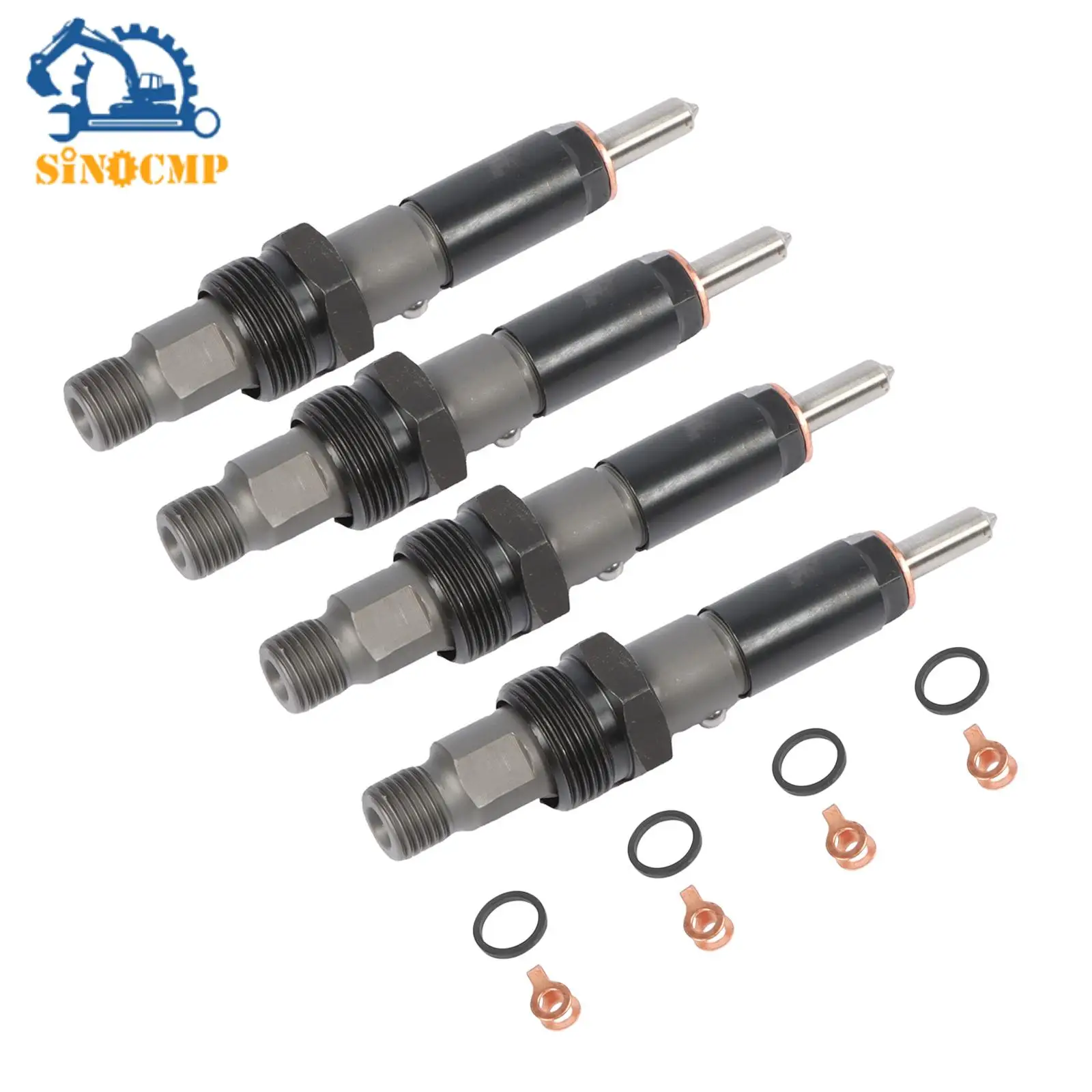 

4Pcs Fuel Injectors 3932123 Common Rail Injector Assembly Fits For Cummins 4BT 3.9L Diesel Engine Truck Car Engine Parts ﻿