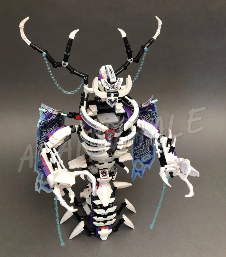 1098 قطعة قرد كيد العظام شيطان Scuttler العناكب العقرب يتوهج في الظلام 60130 مجموعات مكعبات البناء متوافقة مع النموذج #3