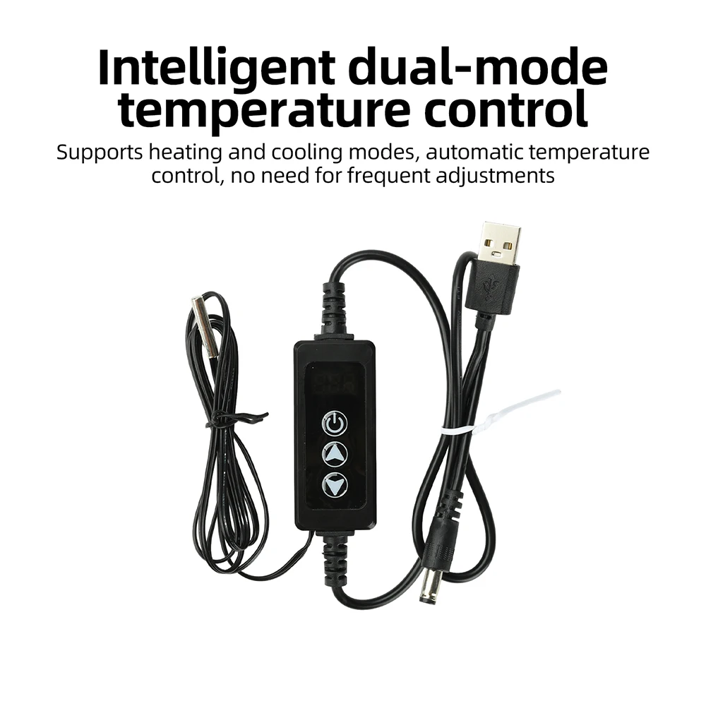 W-3301A DC5-24V LED Digital Wire Control Thermostat Timer Switch, Temp Range -20℃~120℃ Heating Cooling Temperature Controller image 2