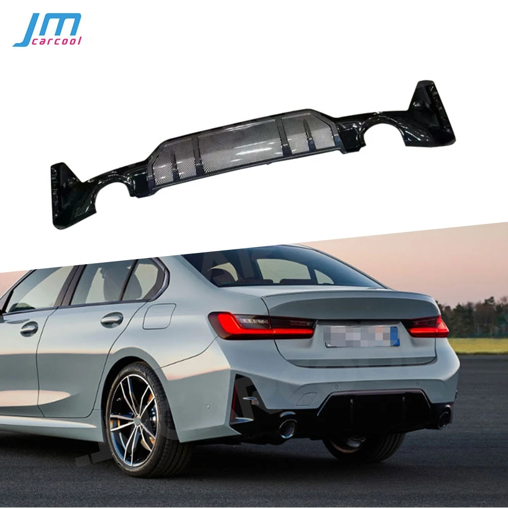 

Rear Diffuser Bumper Lip Spoiler Body Kits for BMW 3 Series G20 G28 LCI 340 M Sports 2023+ Scratch Protector ABS Car Accessories