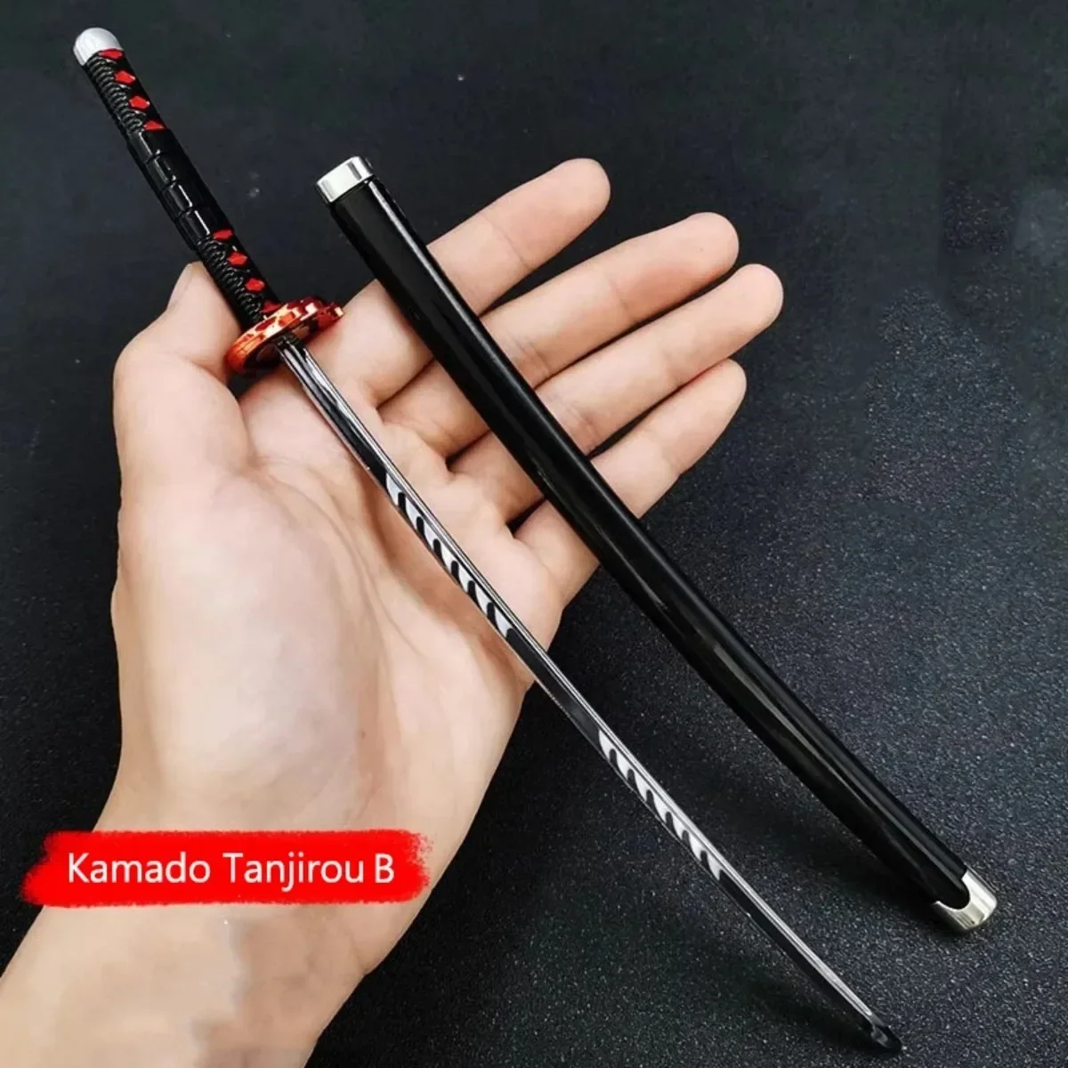 Katana Swords Demon Slayer Anime Ghost Killer Cosplay Metal Samurai Knife Prop Weapon Children\'s Toys Handicraft Decoration