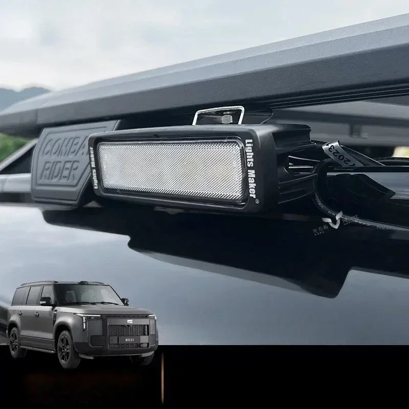 

BAIC Polestones 01 roof luggage rack side light modification LED spotlight for off-road vehicle roof auxiliary lighting