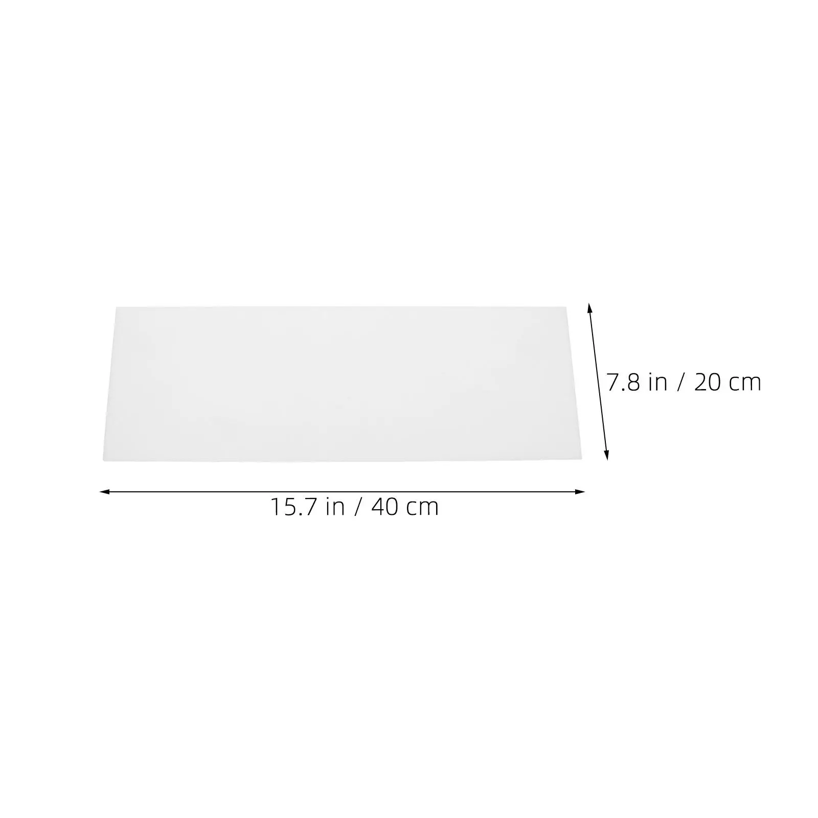 LED Ceiling Light Cover Rectangle Frosted Acrylic Diffuser Panel Anti-Glare Film Soft Light Dimming Sheet for Classroom Office