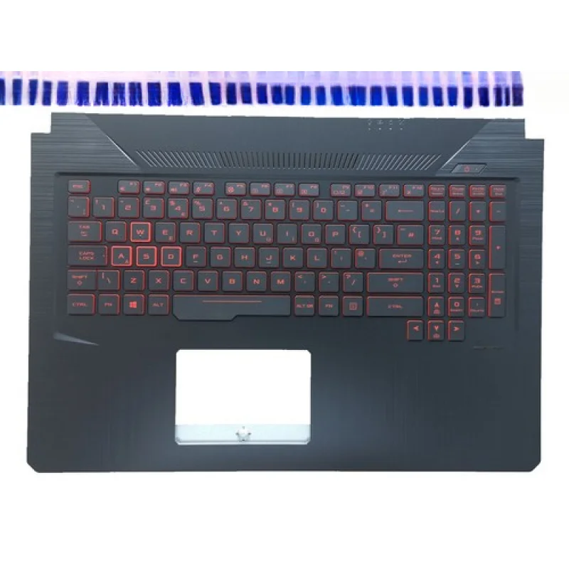 

Y+UK Palmrest 4PIN Red Backlit keyboard for ASUS FX705D FX705DD FX705DU FX705DT