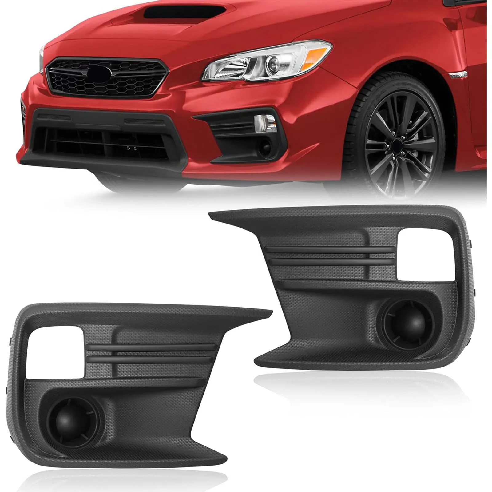 

2x For Subaru WRX 2018-2020 Front Fog Lamp Front Bumper Fog Lamp Frame Cover Fog Lamp Trimming Bezel Cover 57731VA380 57731VA390