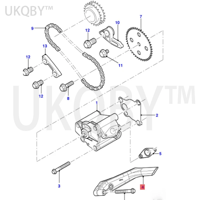 apply Fo rd Oil pump filter screen 4M5G6622FB