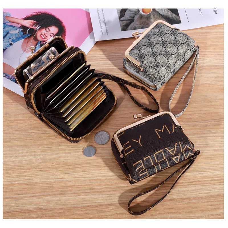 NEW Women Wallet Fold Money Bag Card Holder Coin Purse Short Women\'s Wallet Zipper Buckle Fashion Lady Clutch Bag