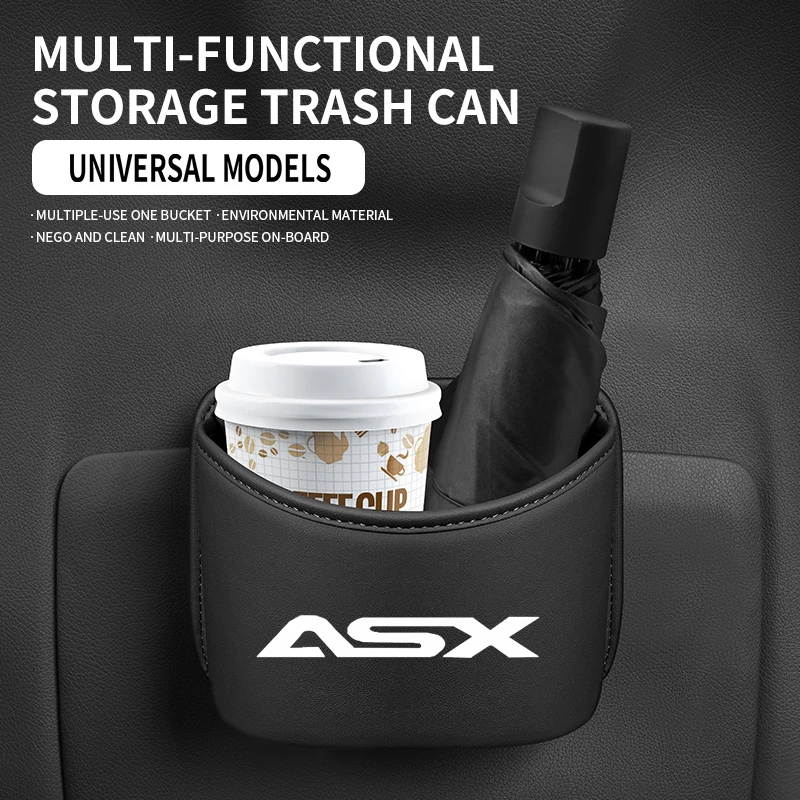 

Многофункциональный органайзер для хранения в двери автомобиля, подвесной контейнер для мусора на спинку сиденья для Mitsubishi Ralliart, ASX, Eclipse, Galant