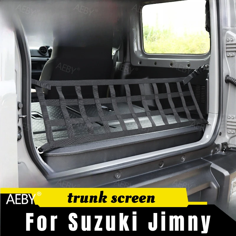 

For Suzuki Jimny 2019-2026 Trunk isolation net cargo separation,Trunk storage net,Flexible storage,Barrier net,Car accessories