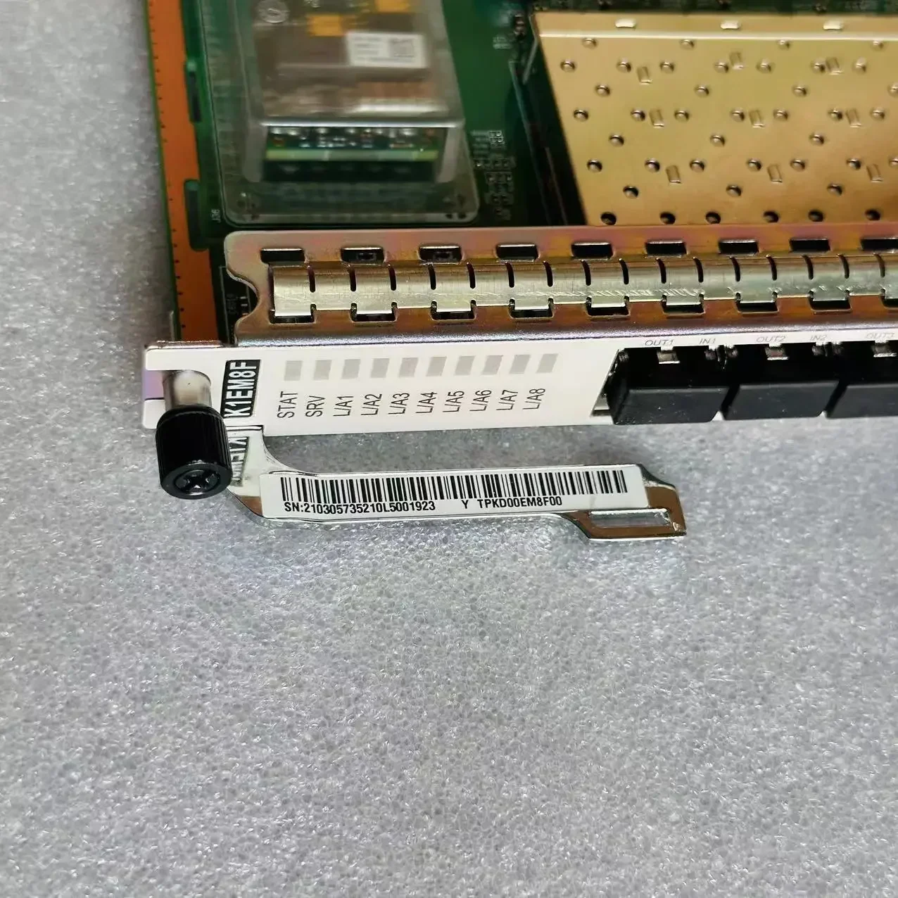 2025 معدات اتصالات الشبكة PTN970 K1EM8F 8-Way USB GE/FE لوحة الواجهة البصرية