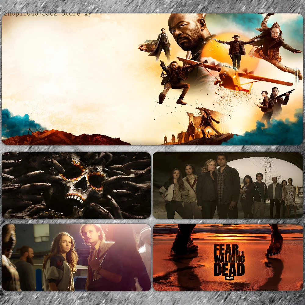 Tv Show Fear The Walking Dead Mousepad Large Keyboard Desk Mat Gaming Mouse Pad LockEdge Non-slip Mat