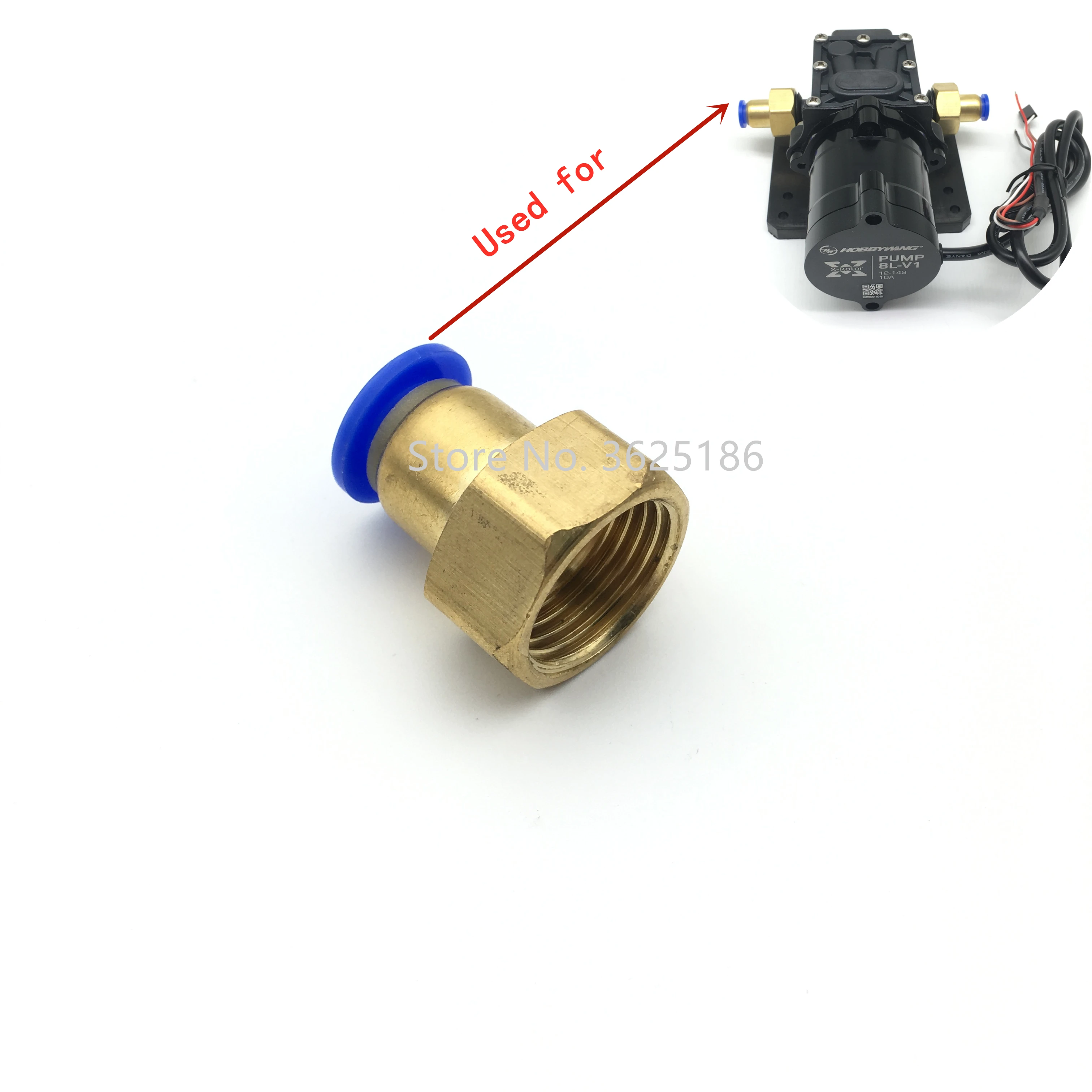 

10pcs 8mm 12mm Hobbywing 8L Water Pump Outlet Fitting/Hose Air Hose Quick Fitting/Female Straight Through For Agriculture Drone