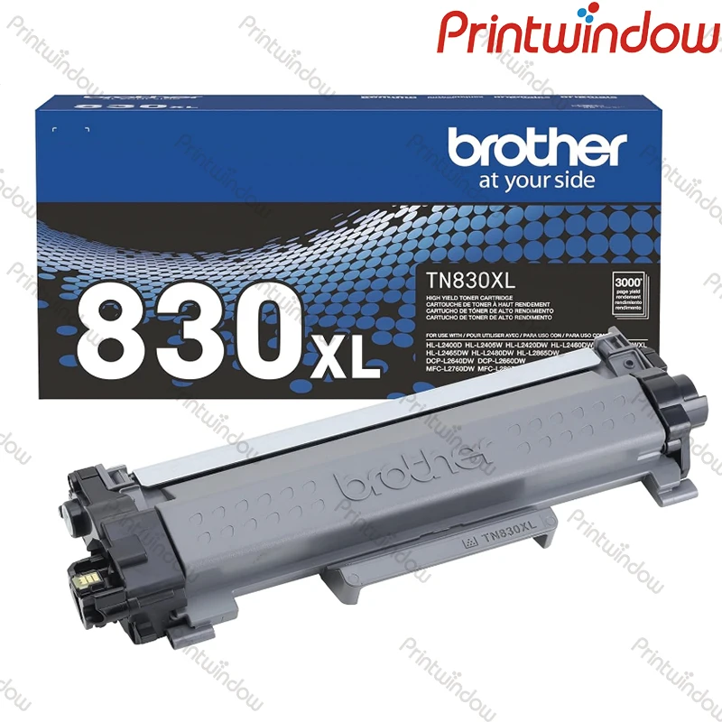 

3,000 Pages Original TN830XL Black Toner Cartridge For Brother HL-L2460DW DCP-L2640DW HL-L2405W HL-L2400D HL-L2480DW MFC-L2820D