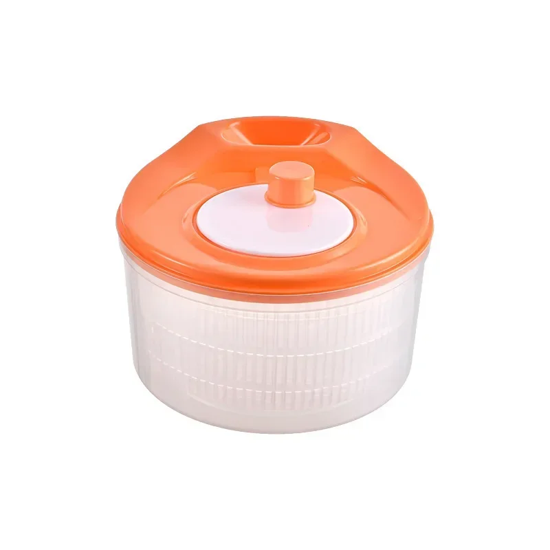 New Vegetables Dryer Salad Spinner Fruits Basket Vegetables Washer Dryer Fruit Drainer Lettuce Spinner Colander Kitchen Gadgets
