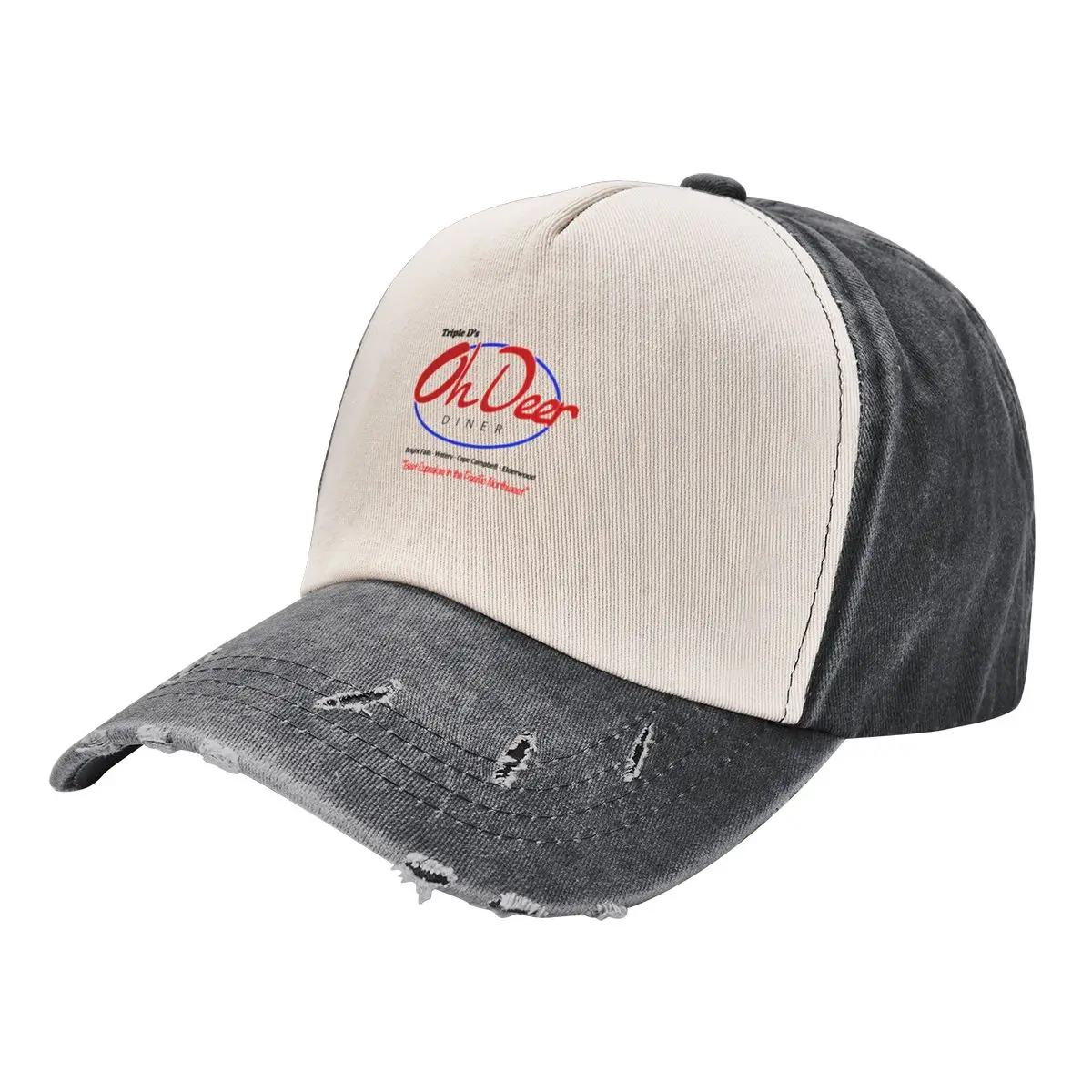 Triple D_s Oh Deer Diner Baseball Cap Golf Wear Horse Hat Women's Beach Visor Men's