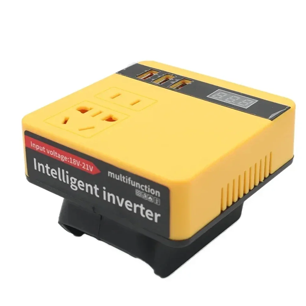 Current Display Inverter Lithium Battery Inverter Approx 9.5*9.5*9.5cm Dual Input Voltage Reliable Power Output For A3 2106