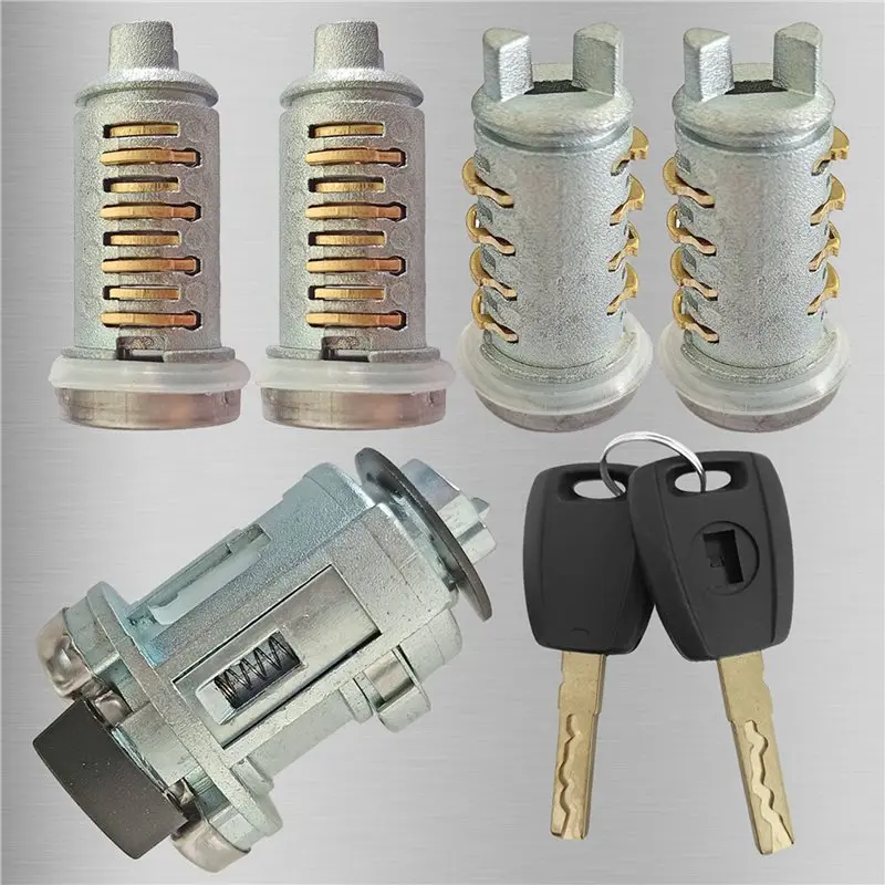 Simple 30X Car Ignition Lock Set For Fiat Ducato For For Citroen SIP22 Blade Car Key Door Milling Cylinder Trunk Lock