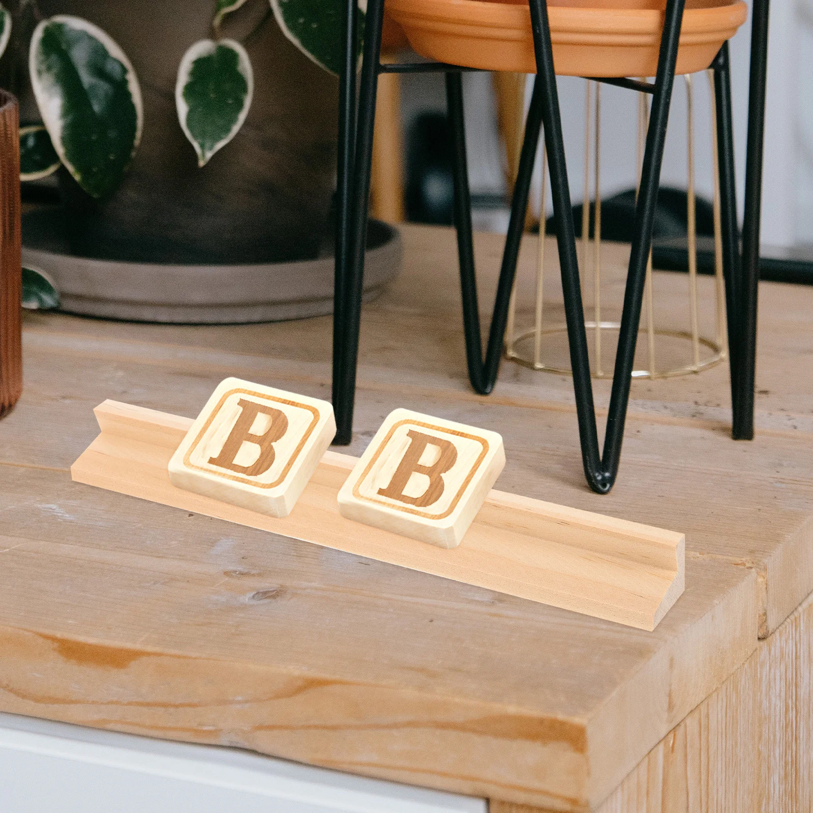 

10Pcs 19Cm English Letter Display Stand Solid Pine Wood Alphabet Holder for Interactive Spelling Learning Educational Home Decor