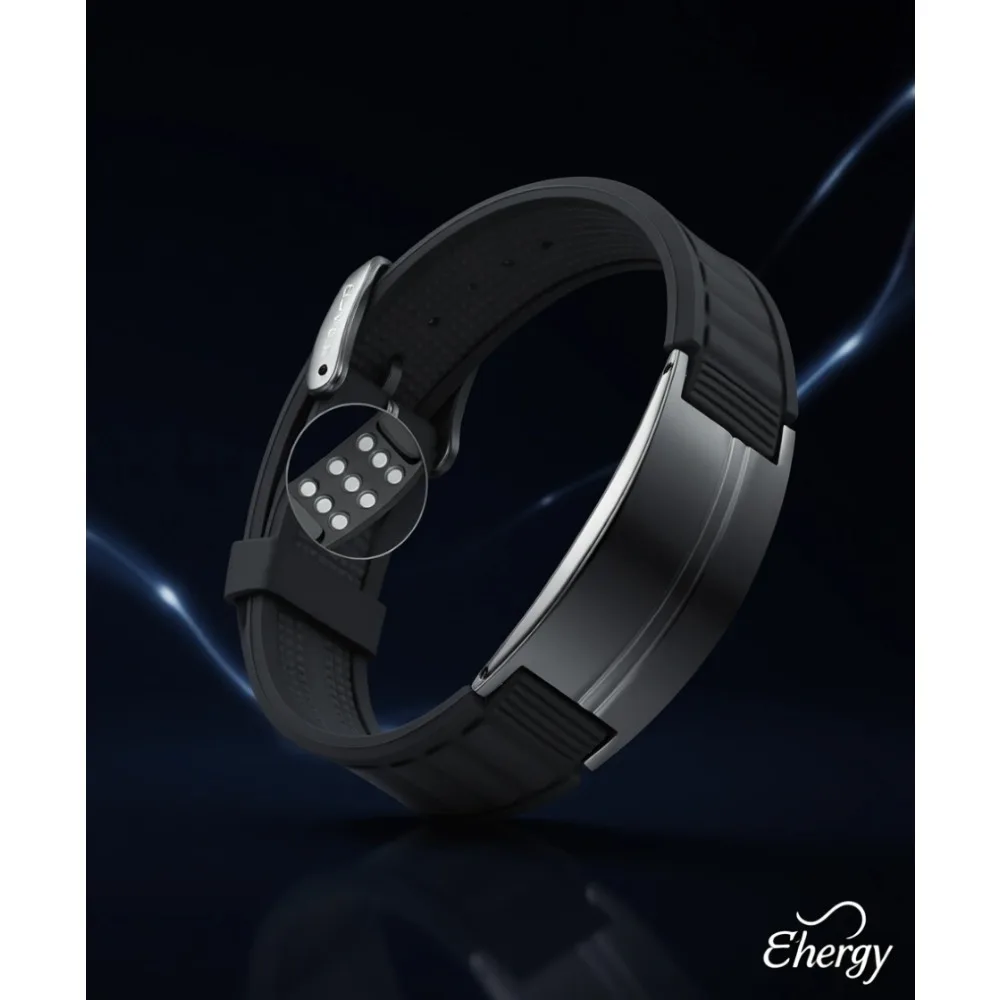 

Ультрамощный магнитный браслет для баланса энергии, водонепроницаемый, регулируемый, силиконовый, спортивный браслет на запястье