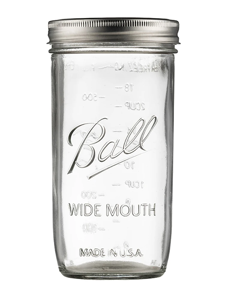 Tarro de cristal tipo Mason para avena durante la noche, taza para desay, botella sellada para bebidas, batidos, mermelada...