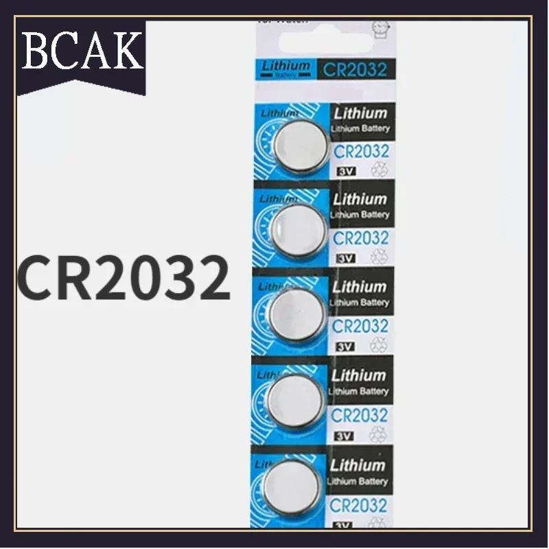 

BCAK Style Original CR2032 210mAh 3V Lithium Battery Button Cell 5/15/20/25PCS for Watch Toy Car Key Calculator Remote Control C