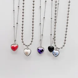 Women Heart Necklace Fashion Kawaii Bear Rabbit Sweater Neck Chain Jewelry Wholesale Female Party Accessories Drop Shipping