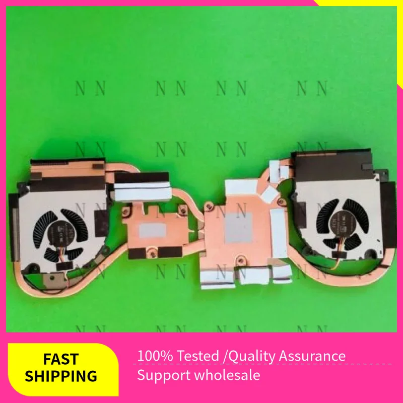 

Оригинальный охлаждающий вентилятор QGG для CLEVO PB50 PB50DF1 PB50EF + радиатор 6-31-PB5D2-101