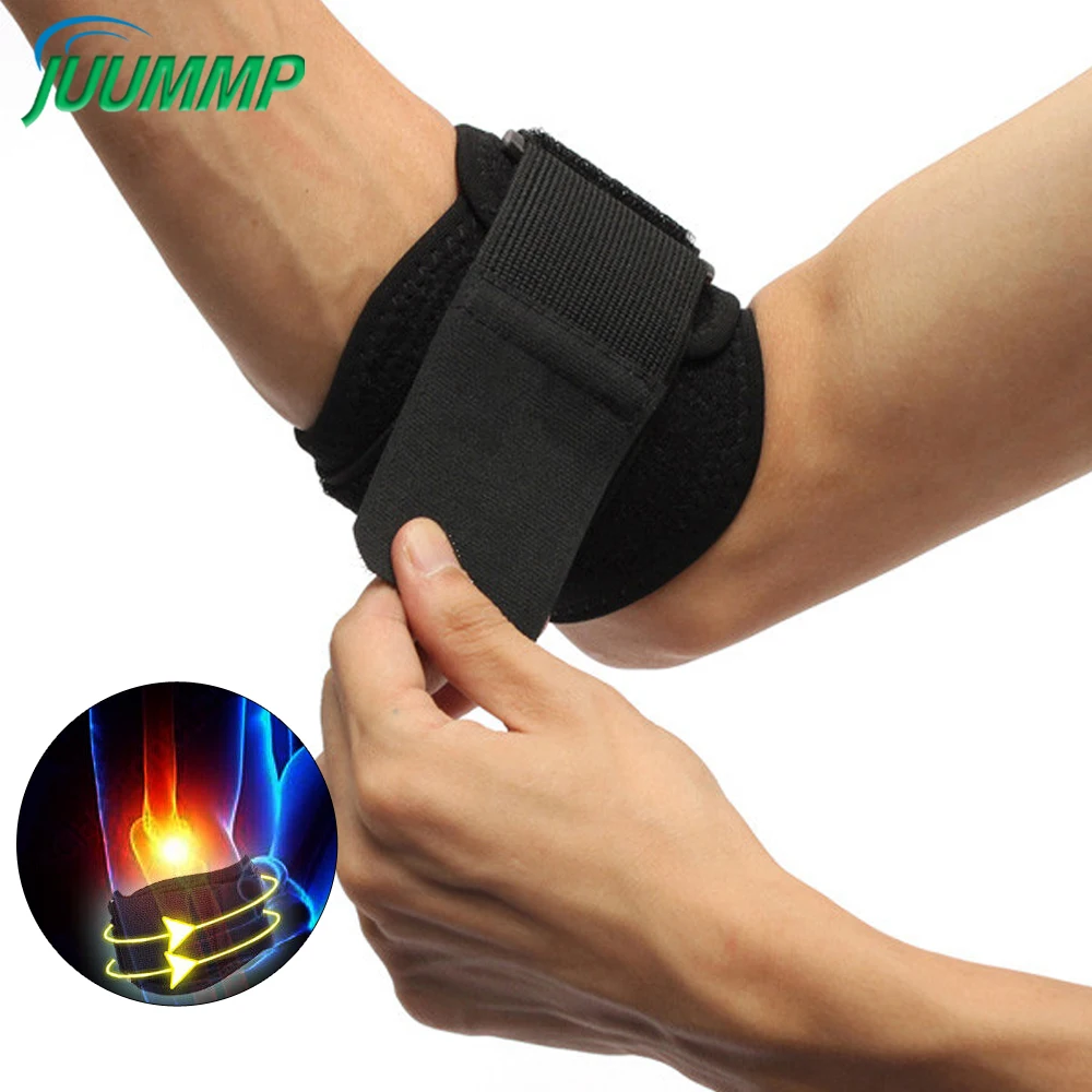 1Pcs Tennis Elbow Brace for Men and Women, Adjustable Tennis Elbow Strap, Brace for Tendonitis and Tennis Elbow