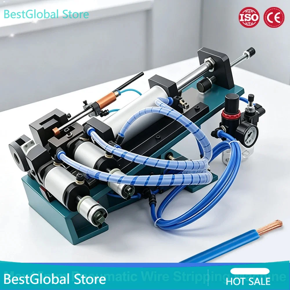 305-310 Pneumatic Wire Stripping Machine for AC DC Power Cord Computer Cable Electronic Cable Multi-core Cable Stripping