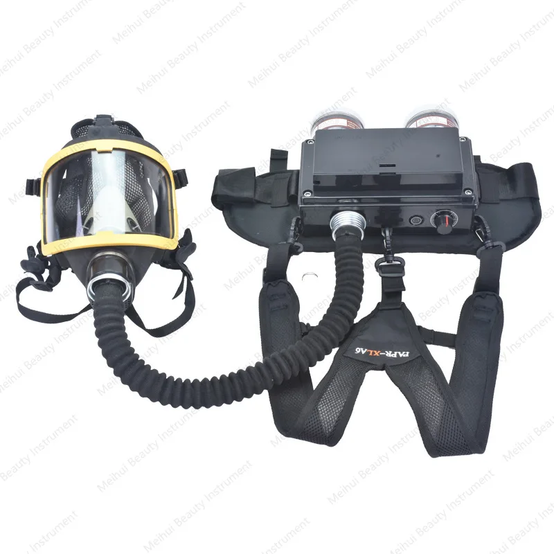 

Портативный вентилятор с принудительным источником питания, литиевая батарея, перезаряжаемая маска, фильтрация токсичного газа, покраска пыли