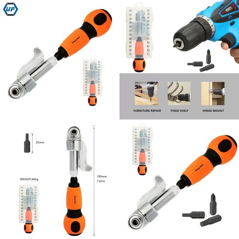 for 2018 L Type Professional Right Angle 90 Degree Rotary Handle Screwdriver Labor Saving Repair Tool for Precision