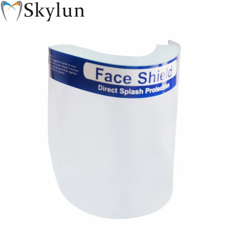 SKYLUN 10PCS Transparent Protective Masks Full Face Shield Anti Saliva Splash-proof Protect Eye Full Face Mask Cover SL708